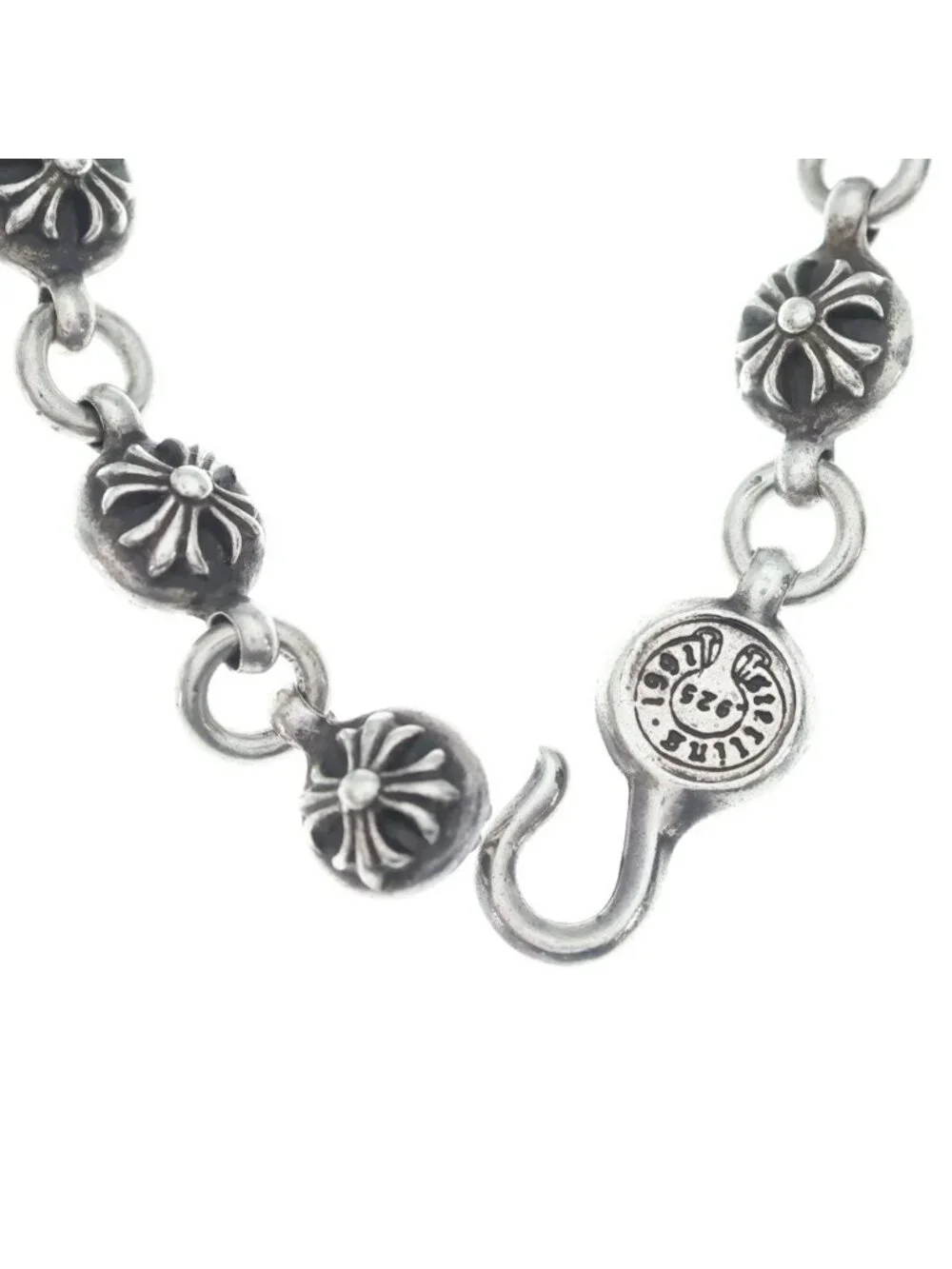 Chrome Hearts Ball Bracelet Silver